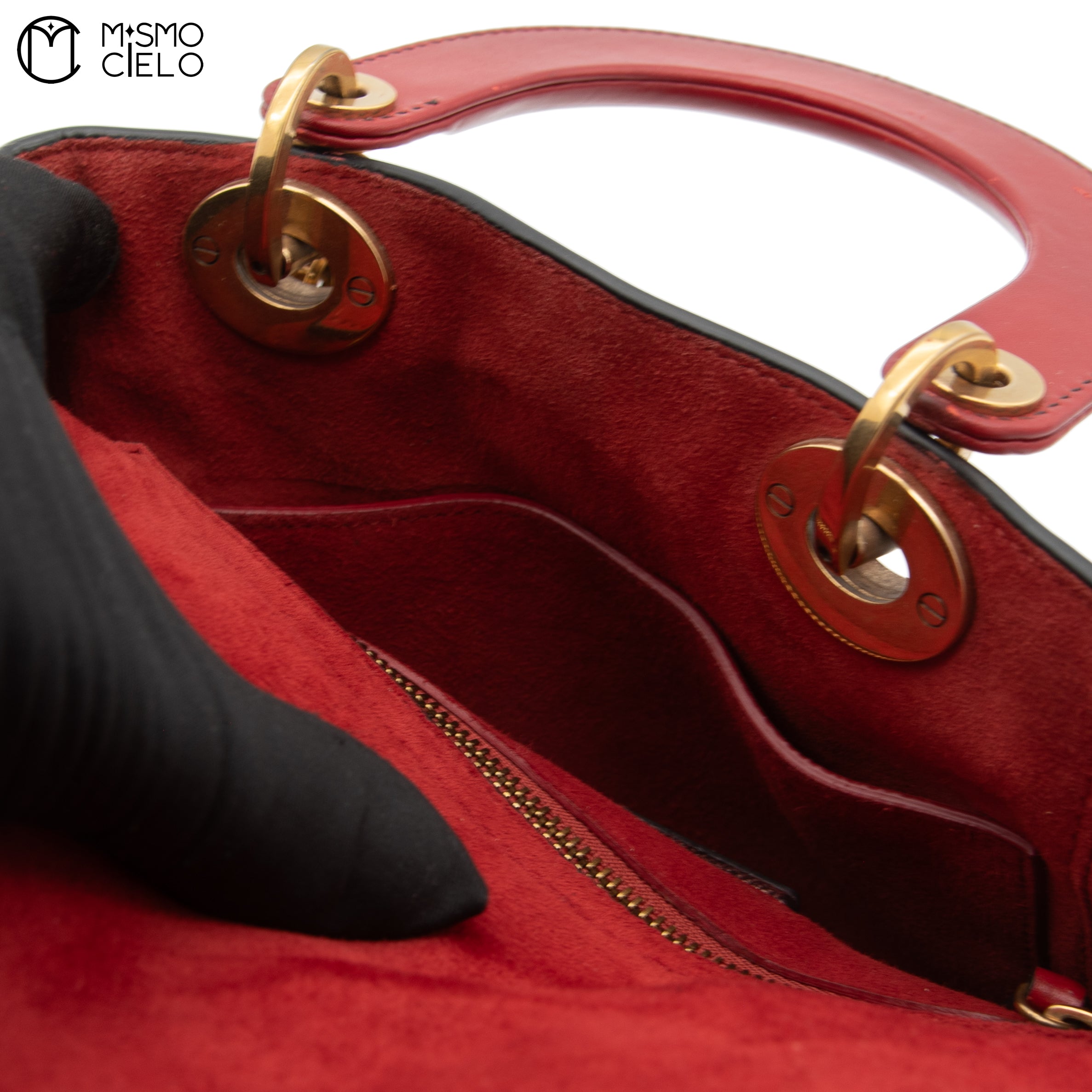 Lady Dior Studded 2Way Shoulder Handbag