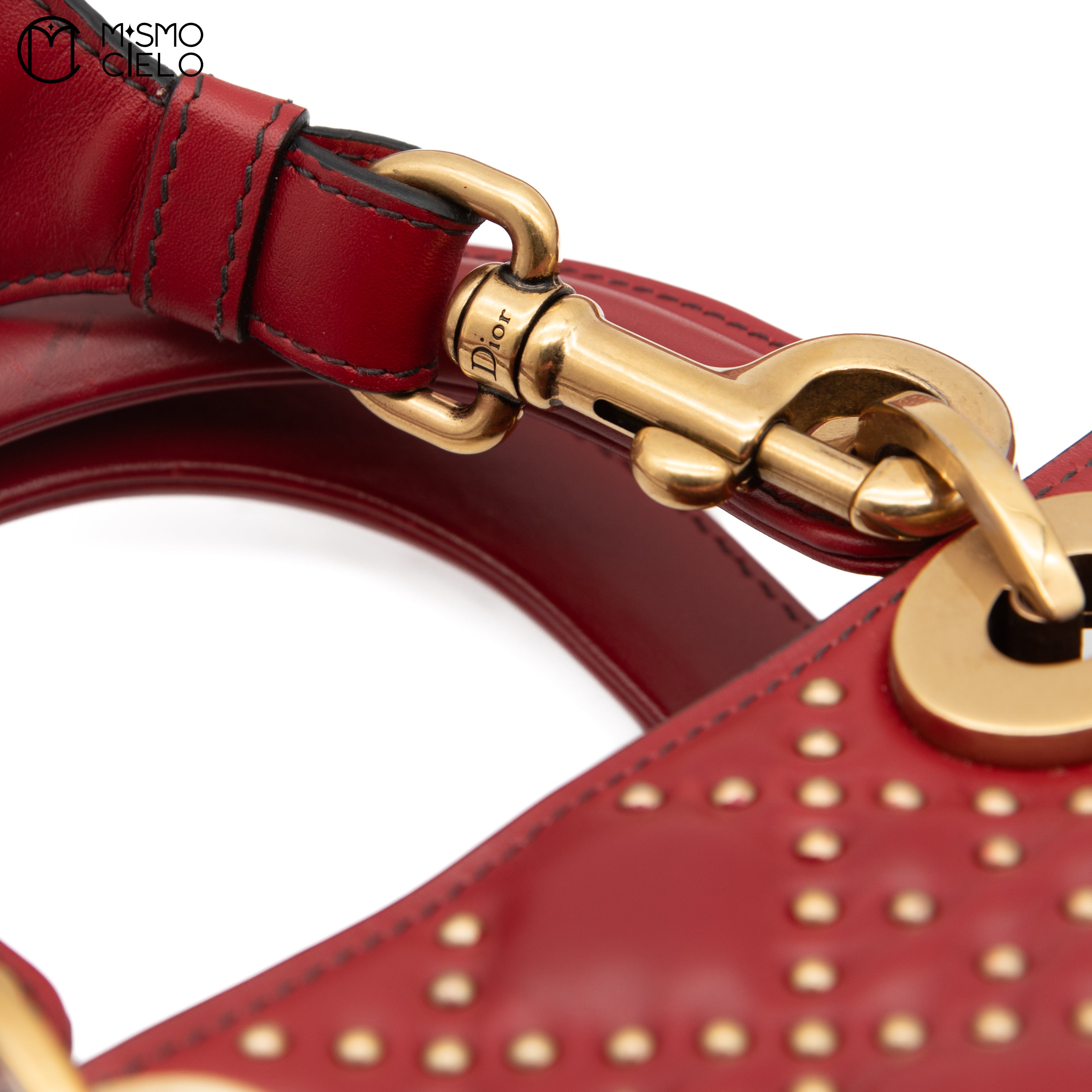 Lady Dior Studded 2Way Shoulder Handbag