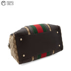 GG Canvas Bee & Star 2-Way Bag With Shelley Brown Strap