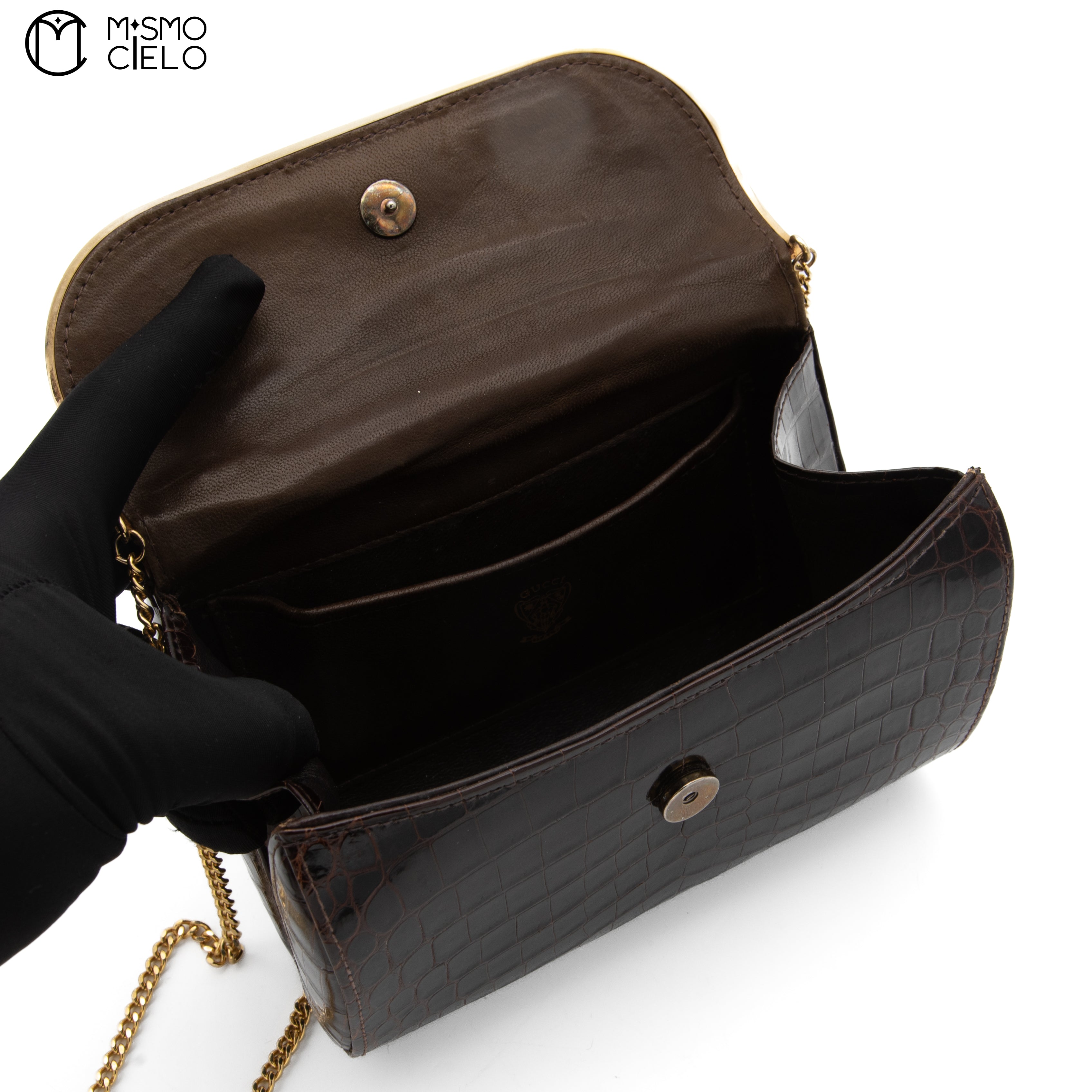 Crocodile Chain Shoulder GG