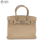 Birkin 30 Beige Togo Leather Handbag (Authenticated)