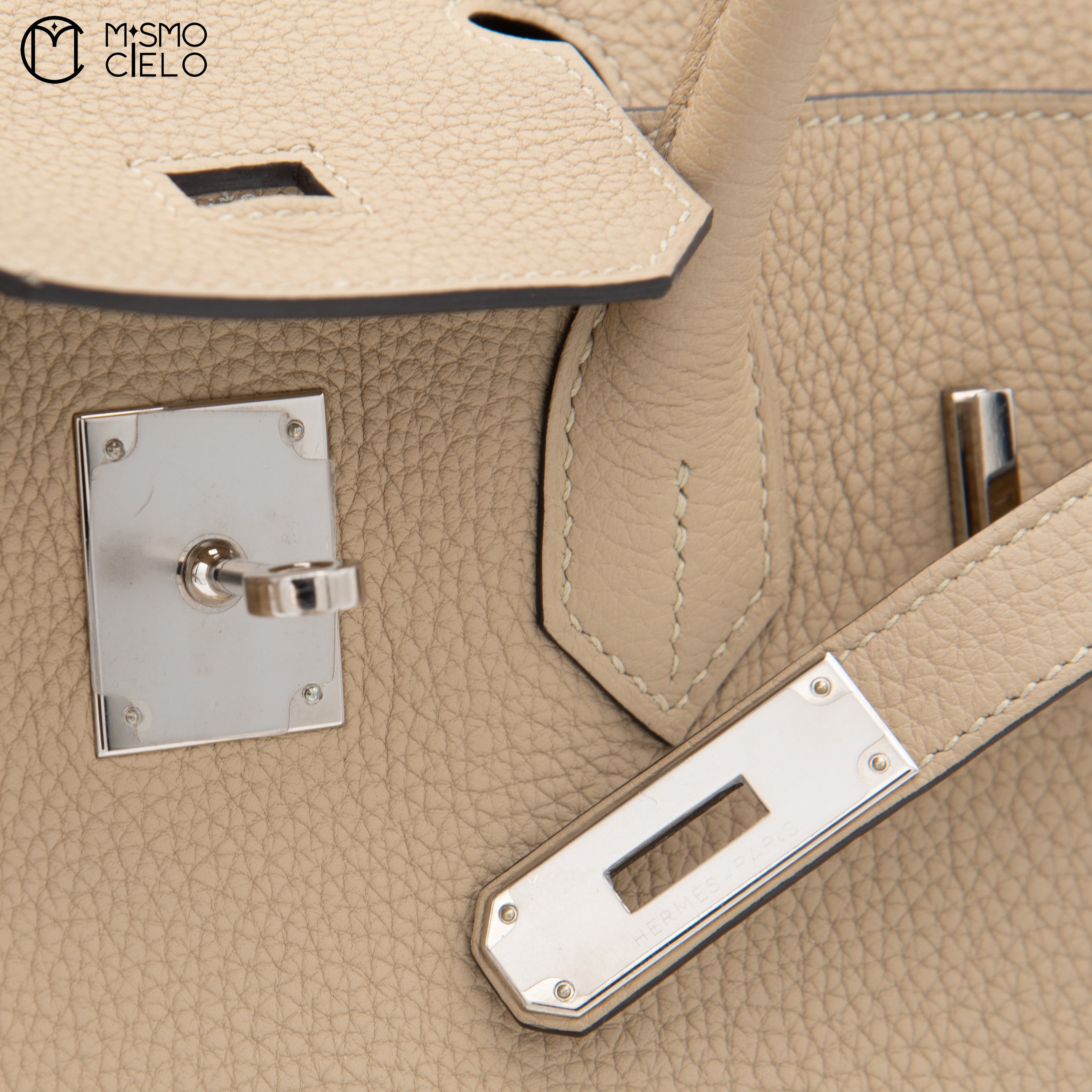 Birkin 30 Beige Togo Leather Handbag (Authenticated)