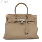 Birkin 30 Beige Togo Leather Handbag (Authenticated)