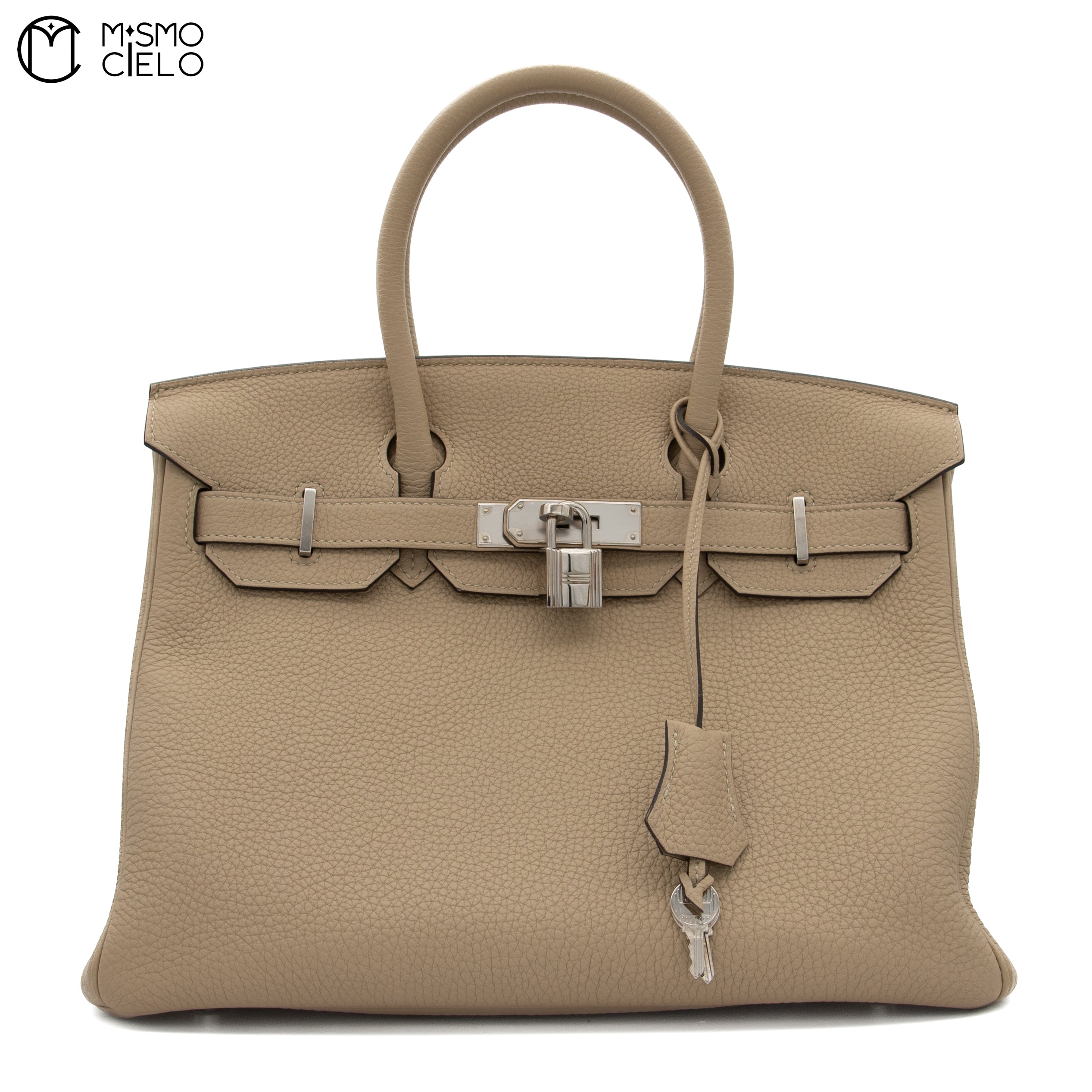 Birkin 30 Beige Togo Leather Handbag (Authenticated)