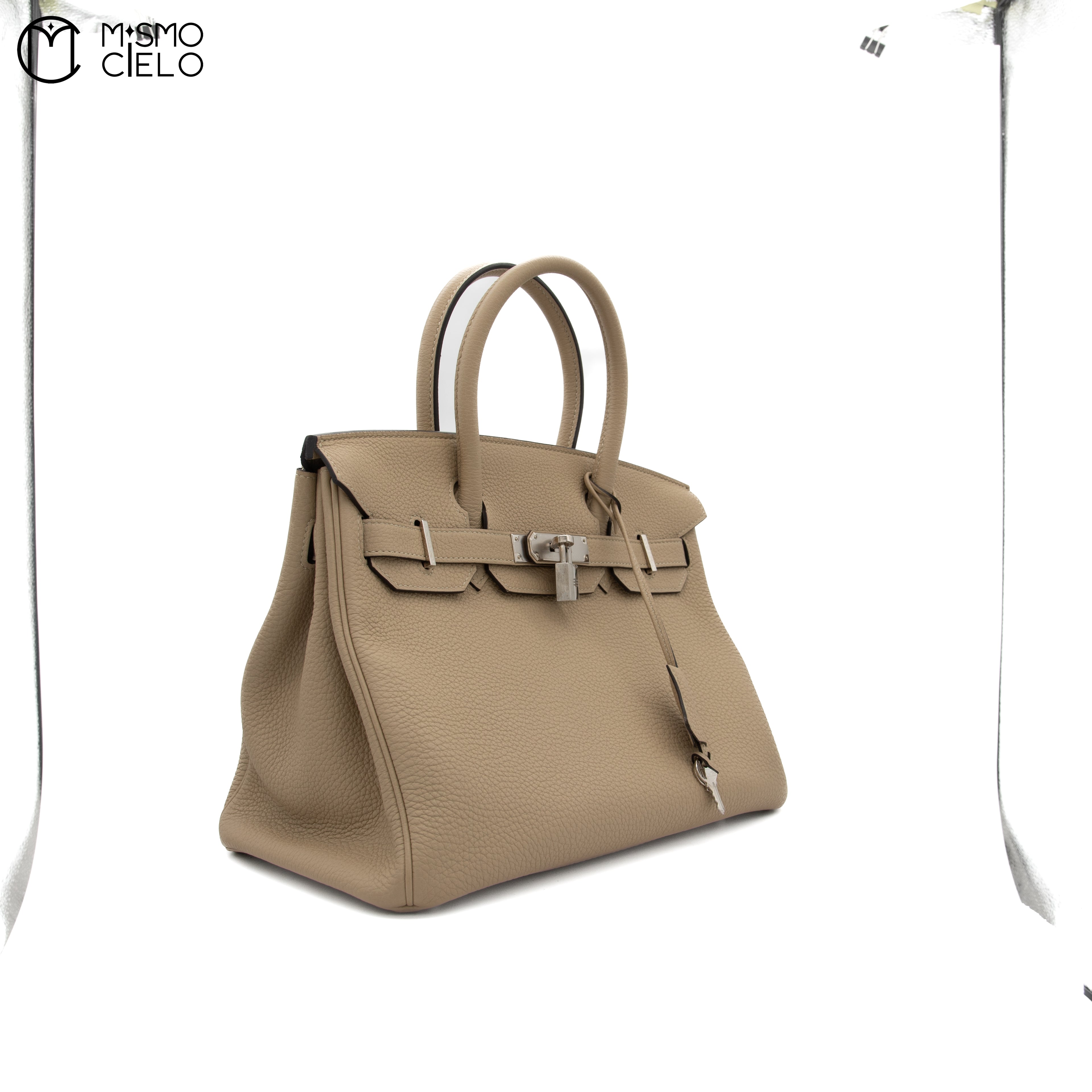 Birkin 30 Beige Togo Leather Handbag (Authenticated)