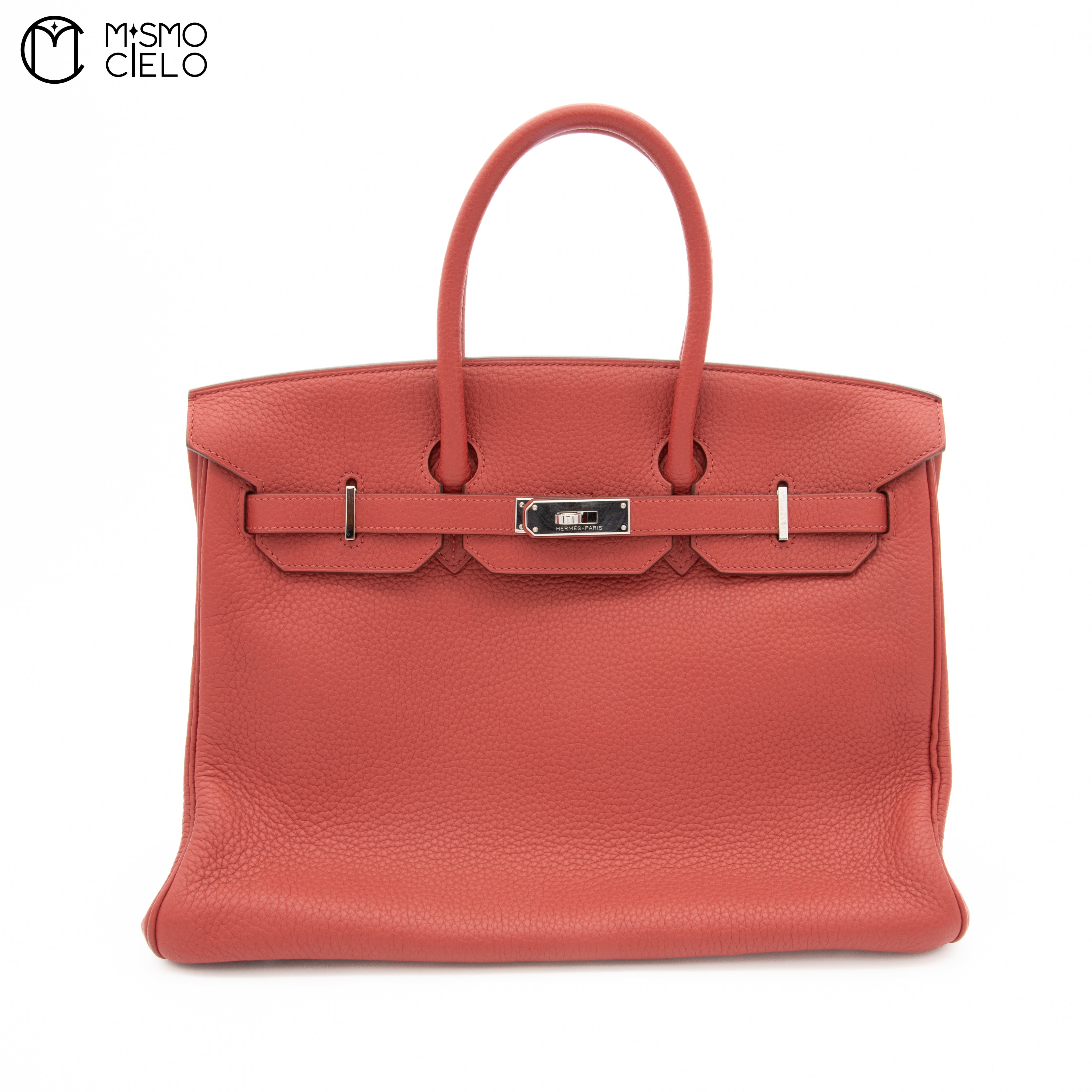 Birkin 35 Rouge Togo Handbag (Authenticated)