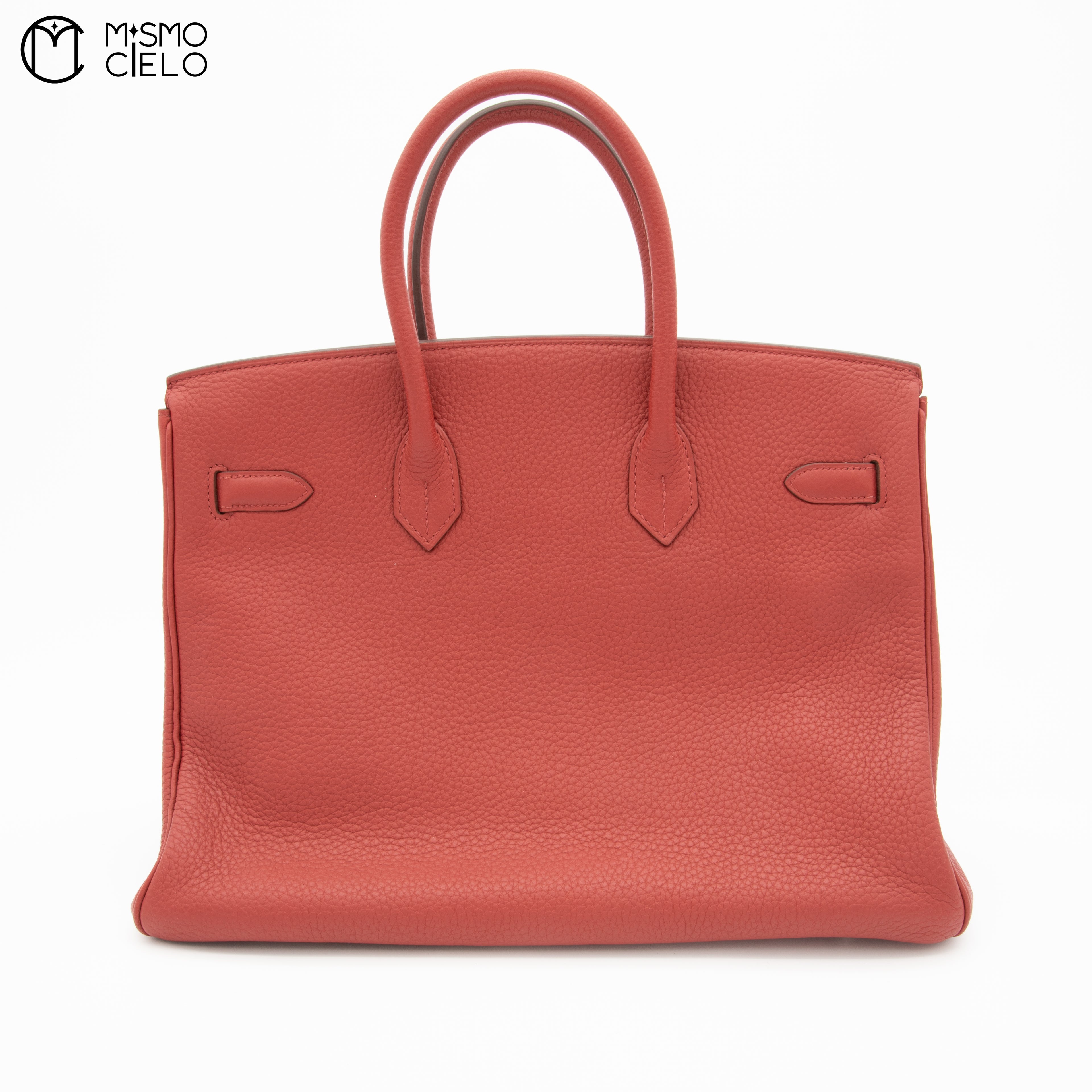 Birkin 35 Rouge Togo Handbag (Authenticated)