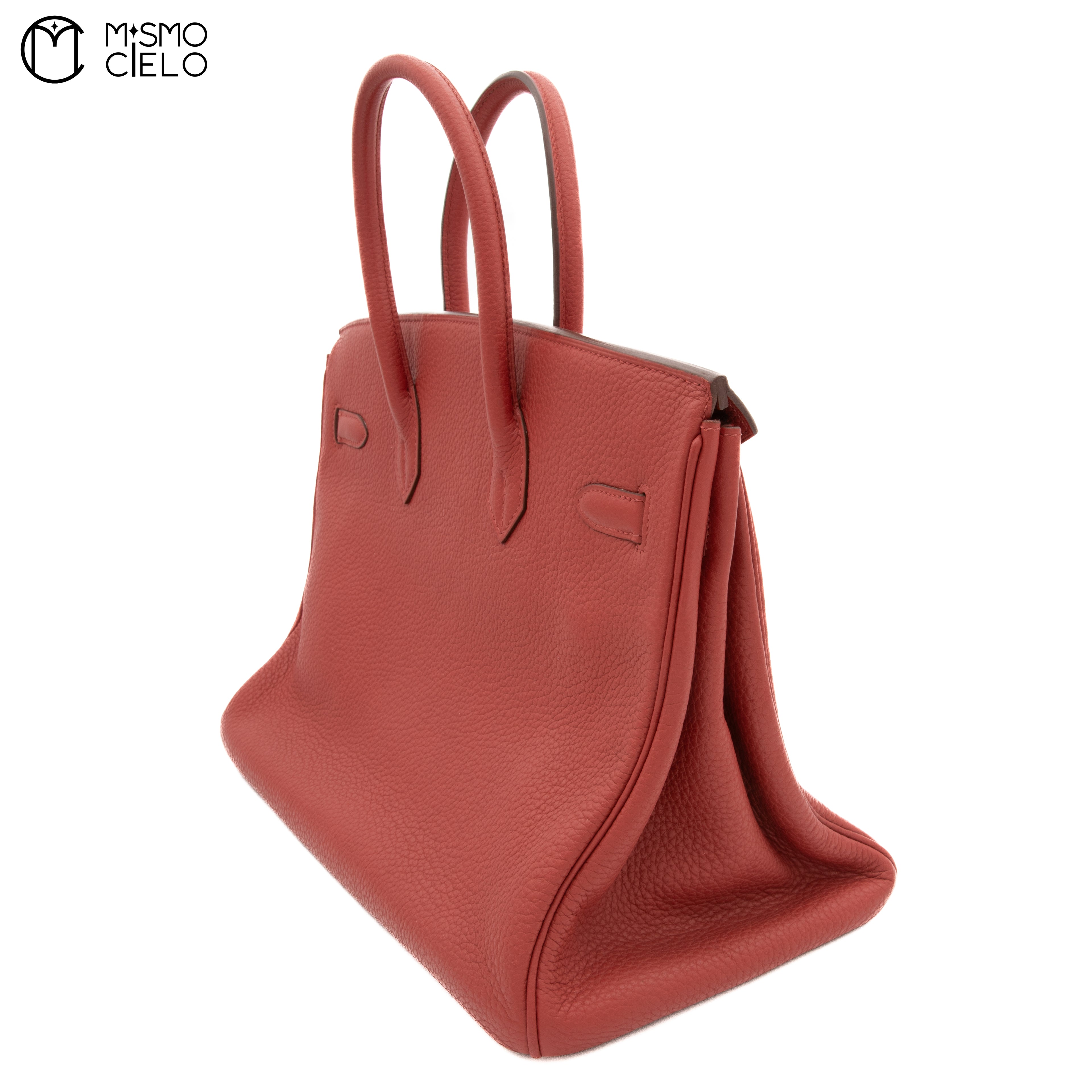 Birkin 35 Rouge Togo Handbag (Authenticated)