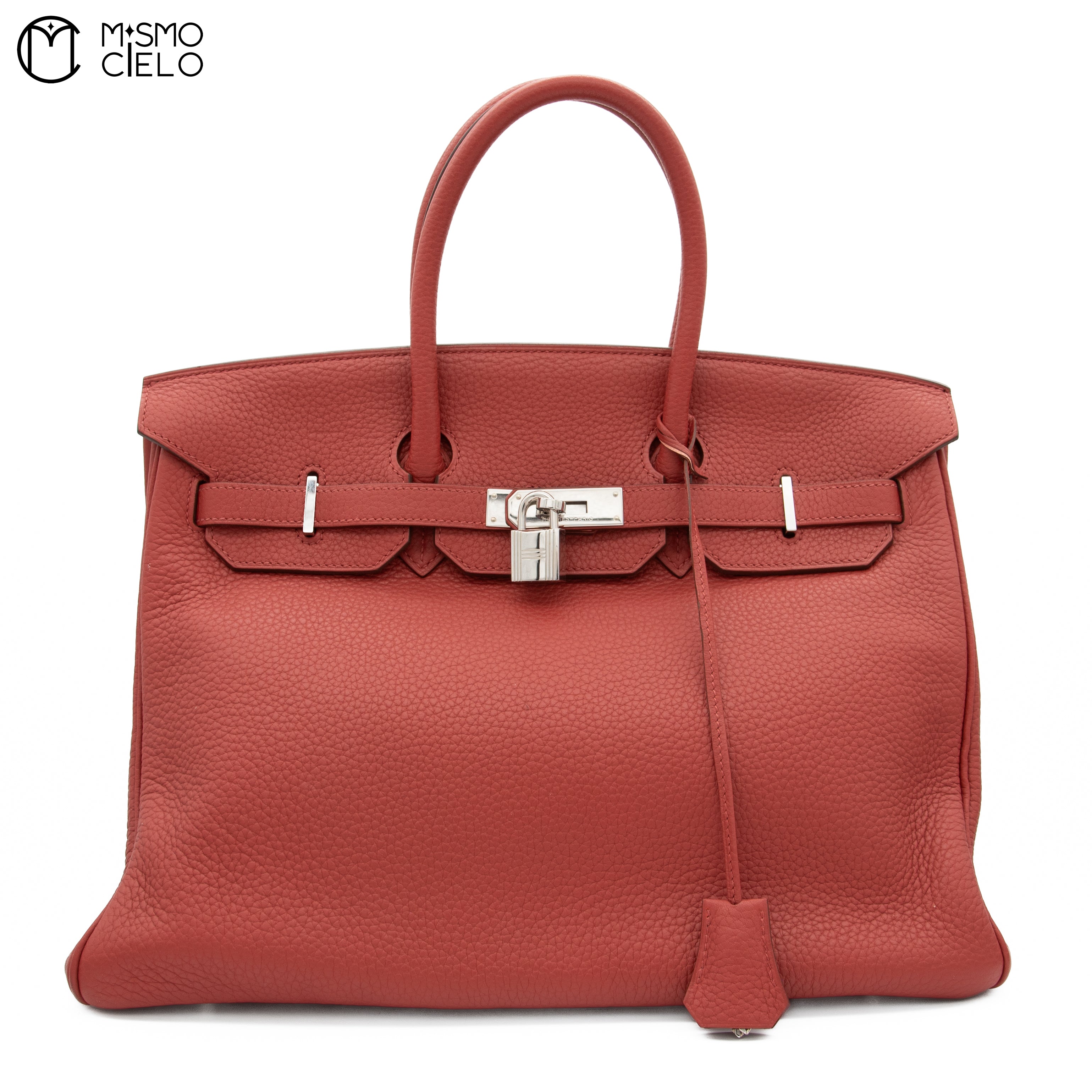 Birkin 35 Rouge Togo Handbag (Authenticated)