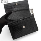 Sunset Chain Black Shoulder Bag