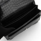 Sunset Chain Black Shoulder Bag