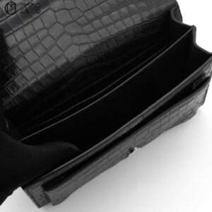 Sunset Chain Black Shoulder Bag