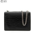 Sunset Chain Black Shoulder Bag
