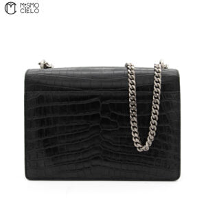 Sunset Chain Black Shoulder Bag