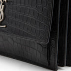 Sunset Chain Black Shoulder Bag