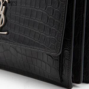 Sunset Chain Black Shoulder Bag