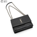 Sunset Chain Black Shoulder Bag