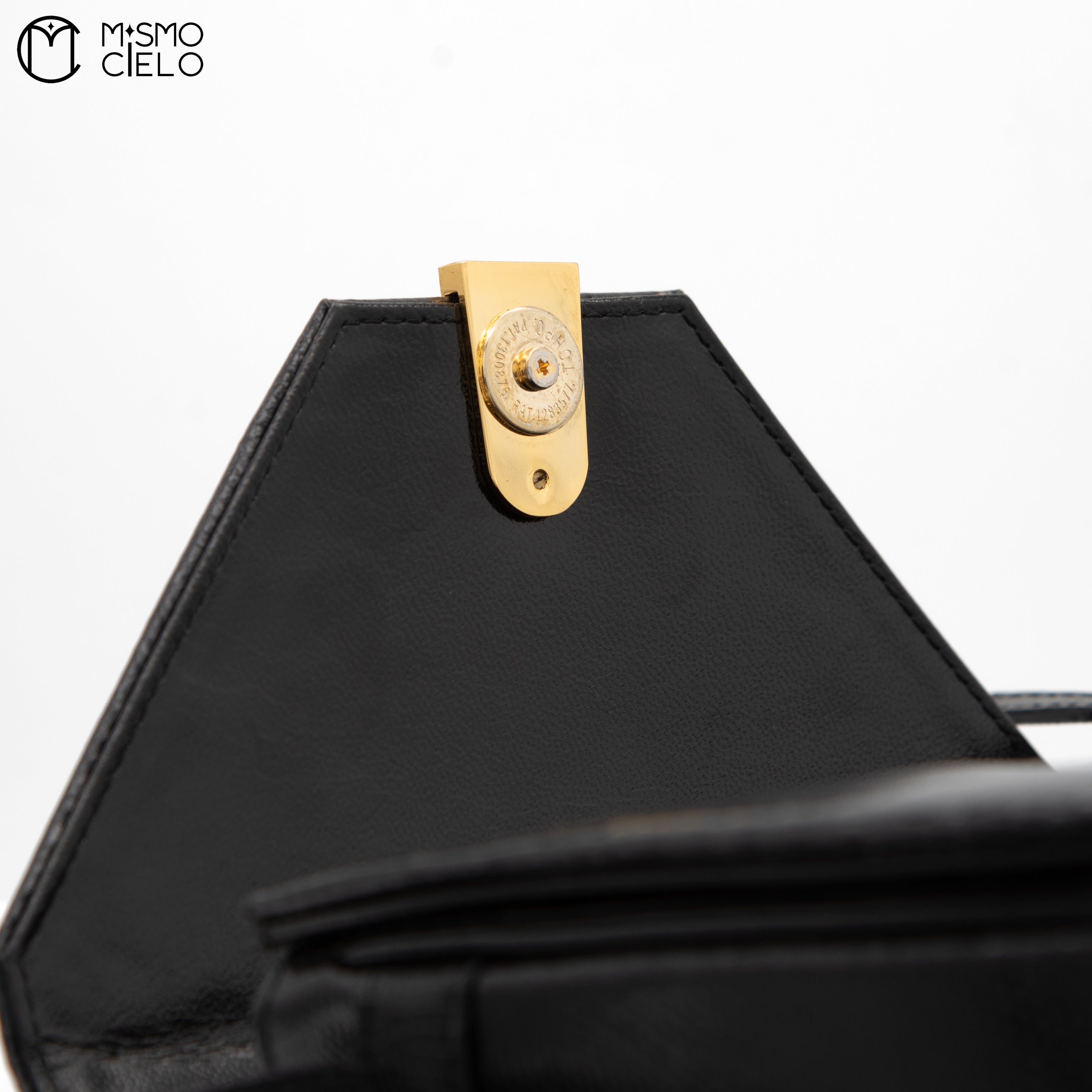 YVES SAINT LAURENT Lizard Skin Shoulder Bag