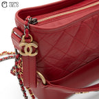 Gabrielle De Leather Chain Shoulder Bag