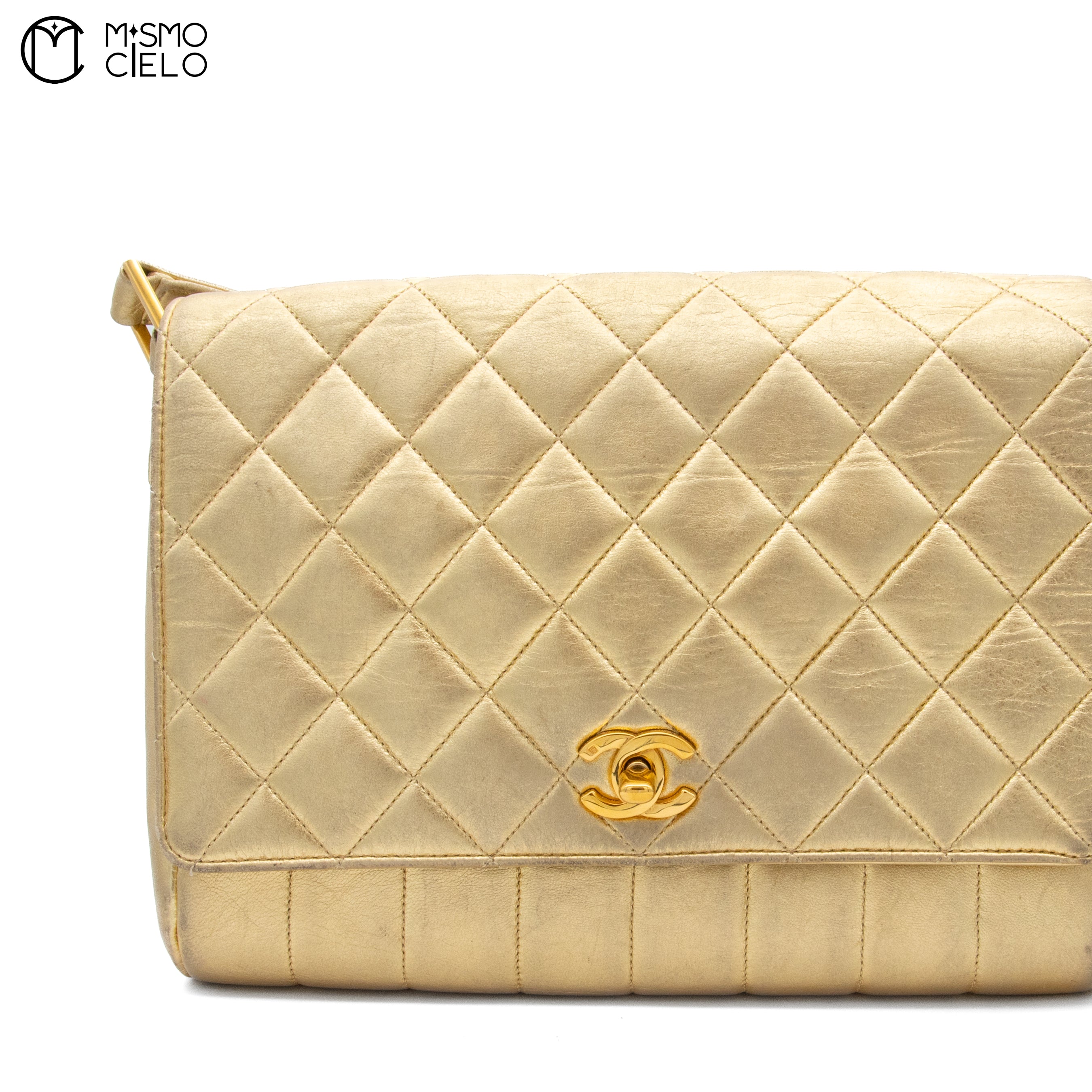 Matelasse Mademoiselle Coco Mark Shoulder Bag