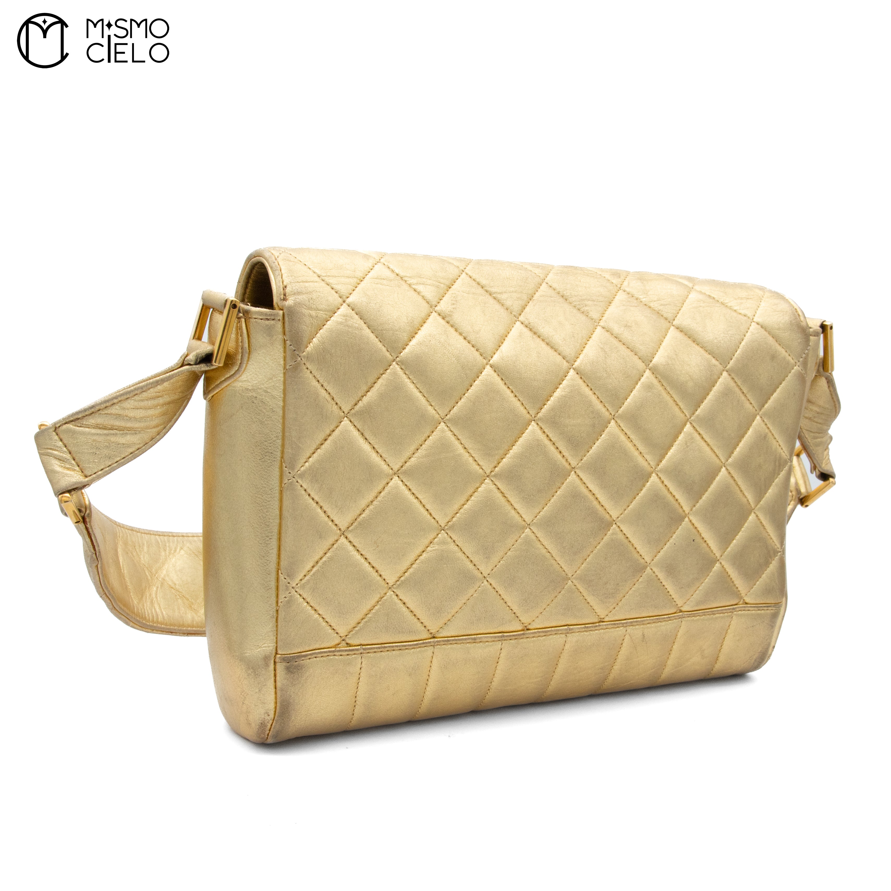 Matelasse Mademoiselle Coco Mark Shoulder Bag