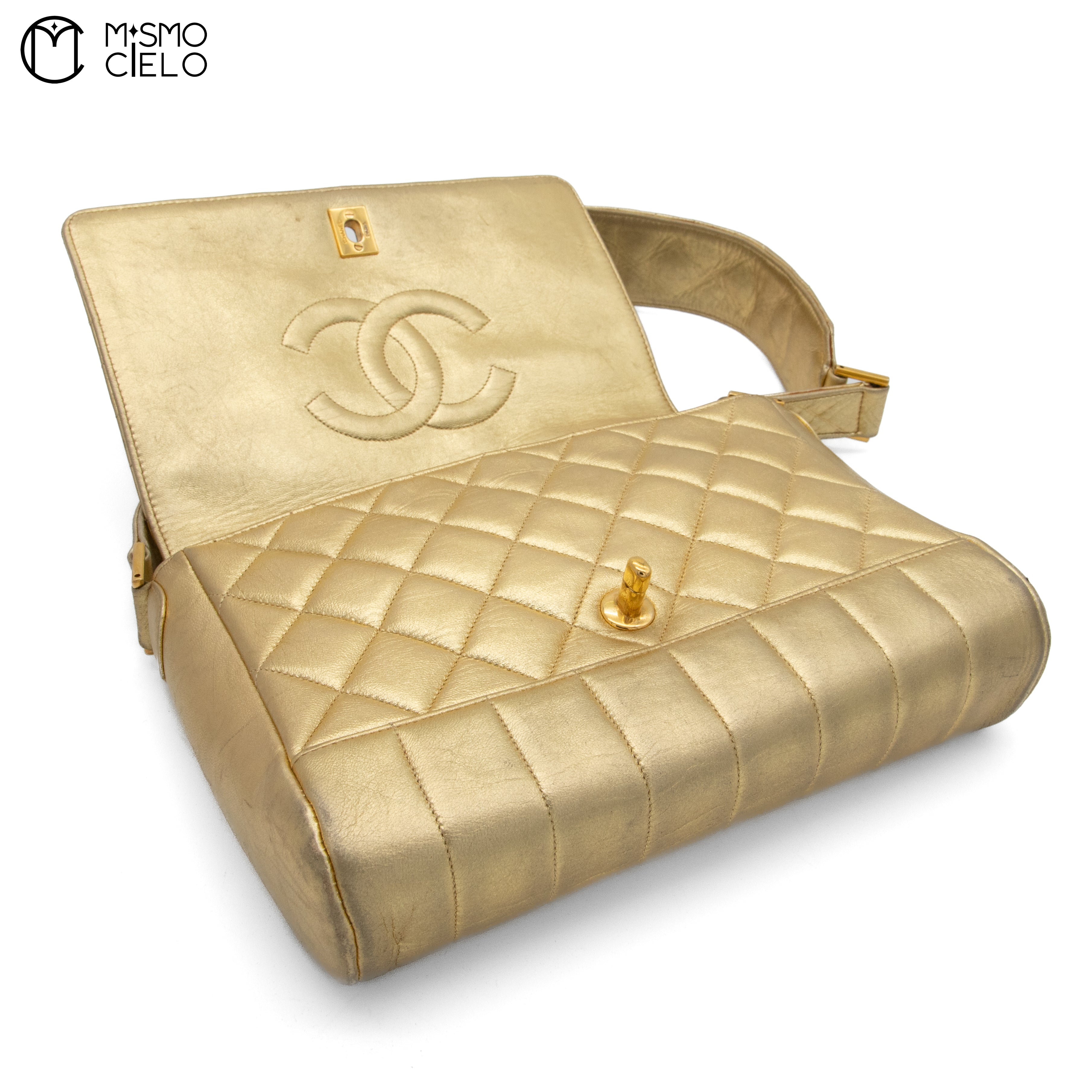 Matelasse Mademoiselle Coco Mark Shoulder Bag