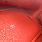 Red Clemence Picotin Handbag