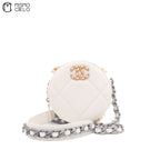 White 19 Chain Pouch