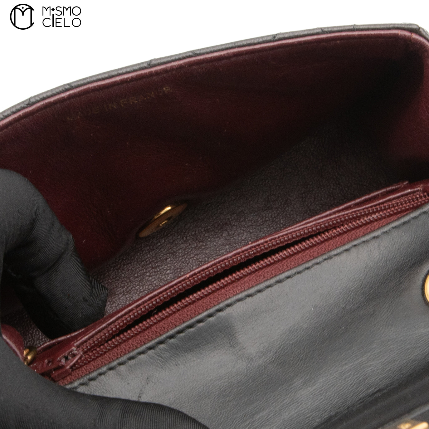 Mini Matelasse Coco Mark Lambskin Handbag