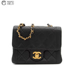 Mini Matelasse Coco Mark Lambskin Handbag