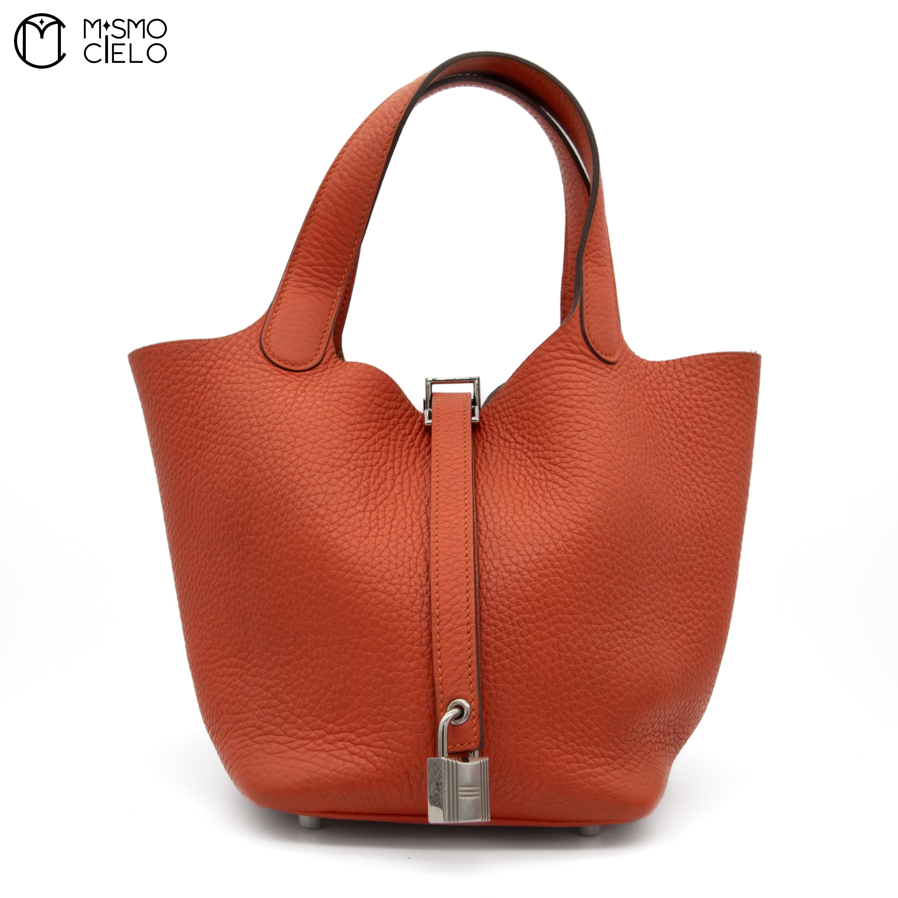 Picotin T Engraved Handbag