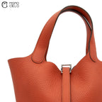 Picotin T Engraved Handbag