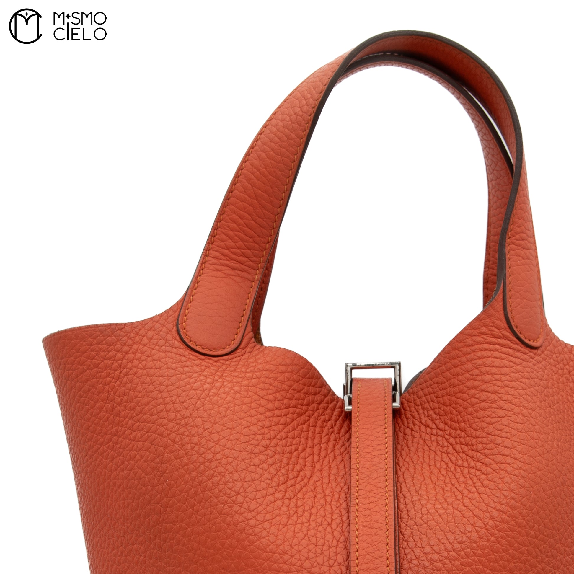 Picotin T Engraved Handbag