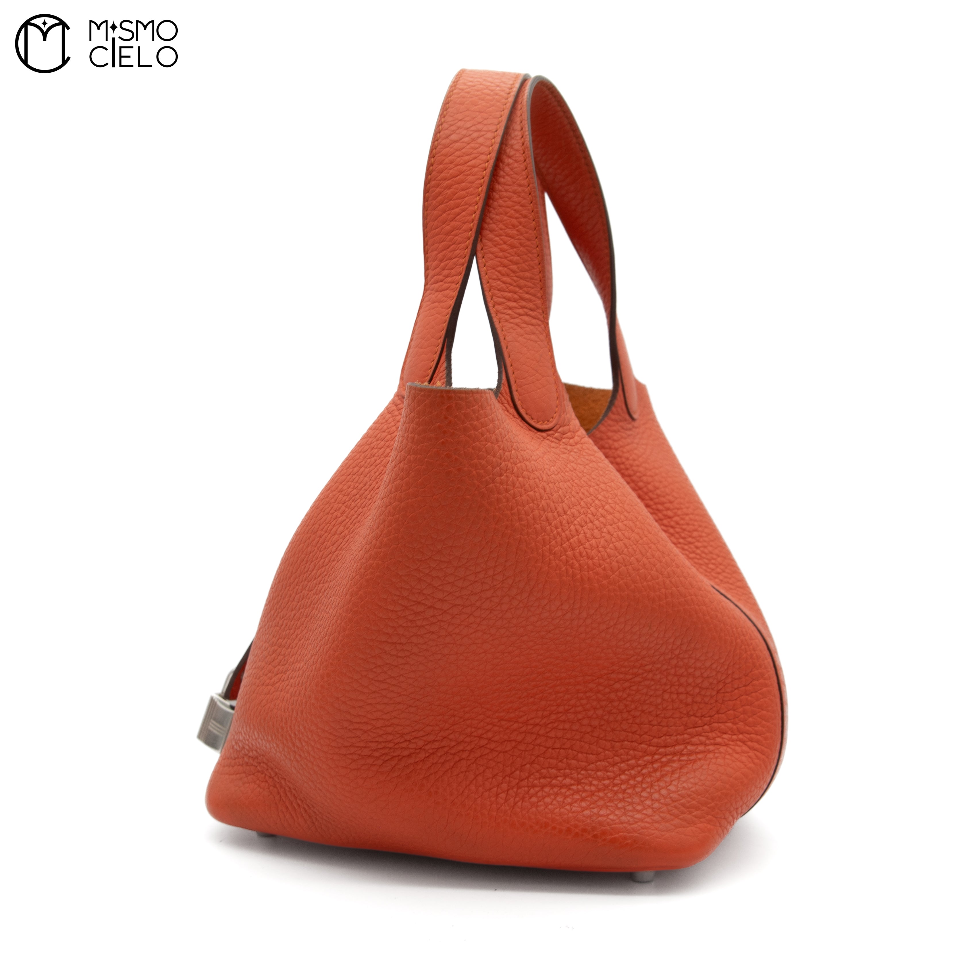 Picotin T Engraved Handbag