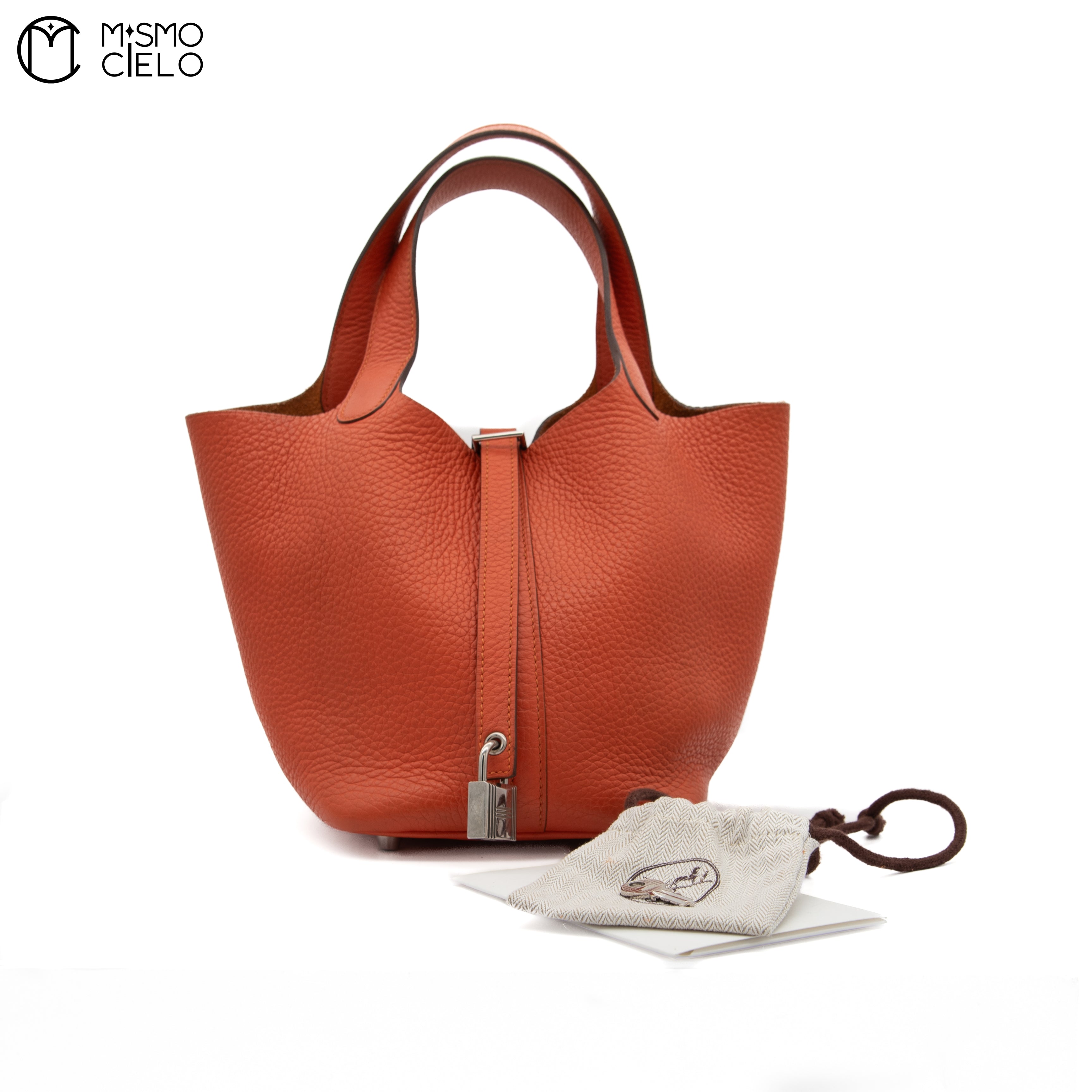 Picotin T Engraved Handbag