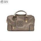 Amazona 28 Gold Leather Boston Bag