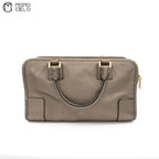 Amazona 28 Gold Leather Boston Bag