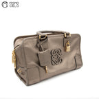 Amazona 28 Gold Leather Boston Bag
