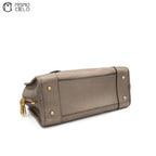 Amazona 28 Gold Leather Boston Bag