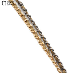 Gold Gabriel Crocodile Shoulder Bag