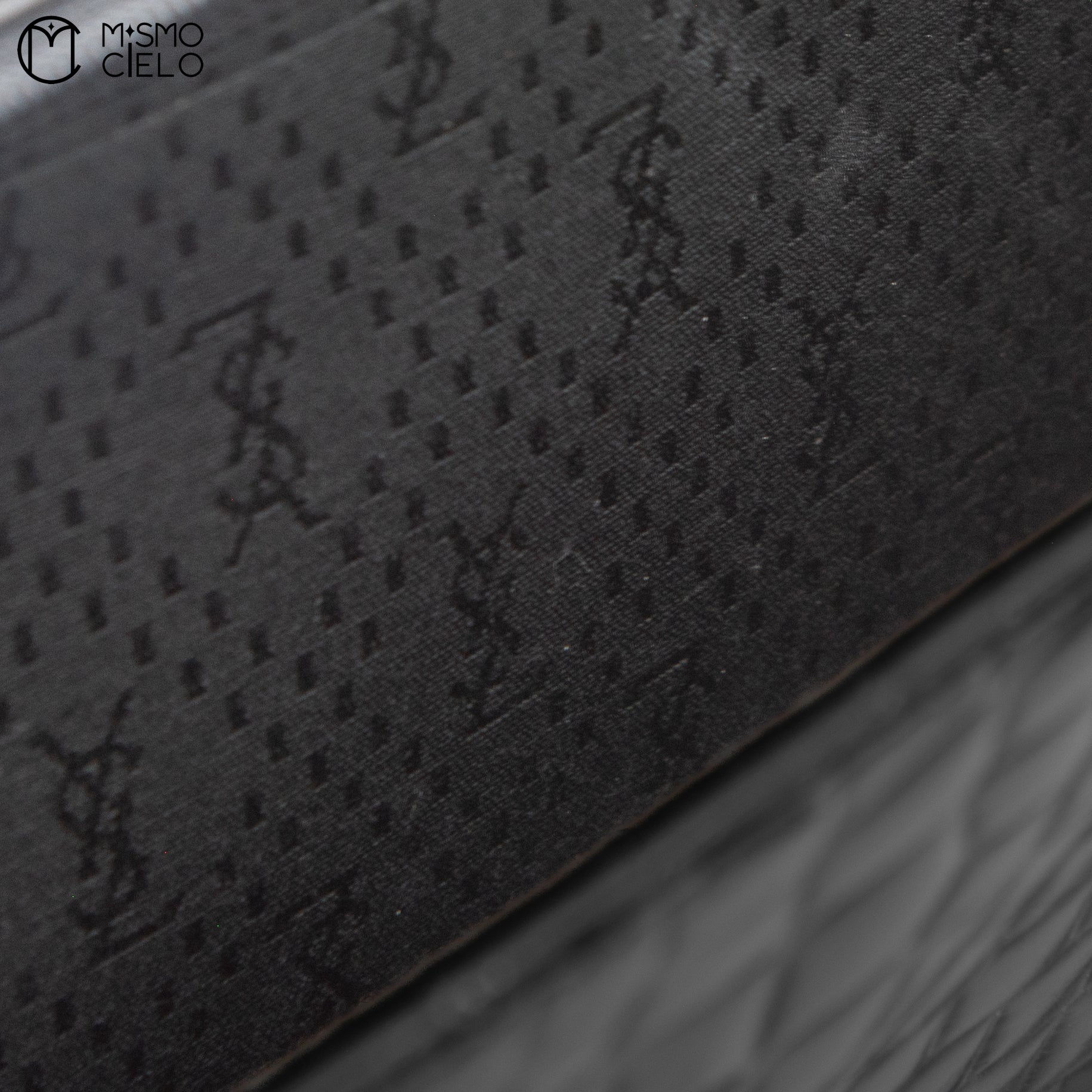 Clutch Bag In Black Crocodile Embossed Leather