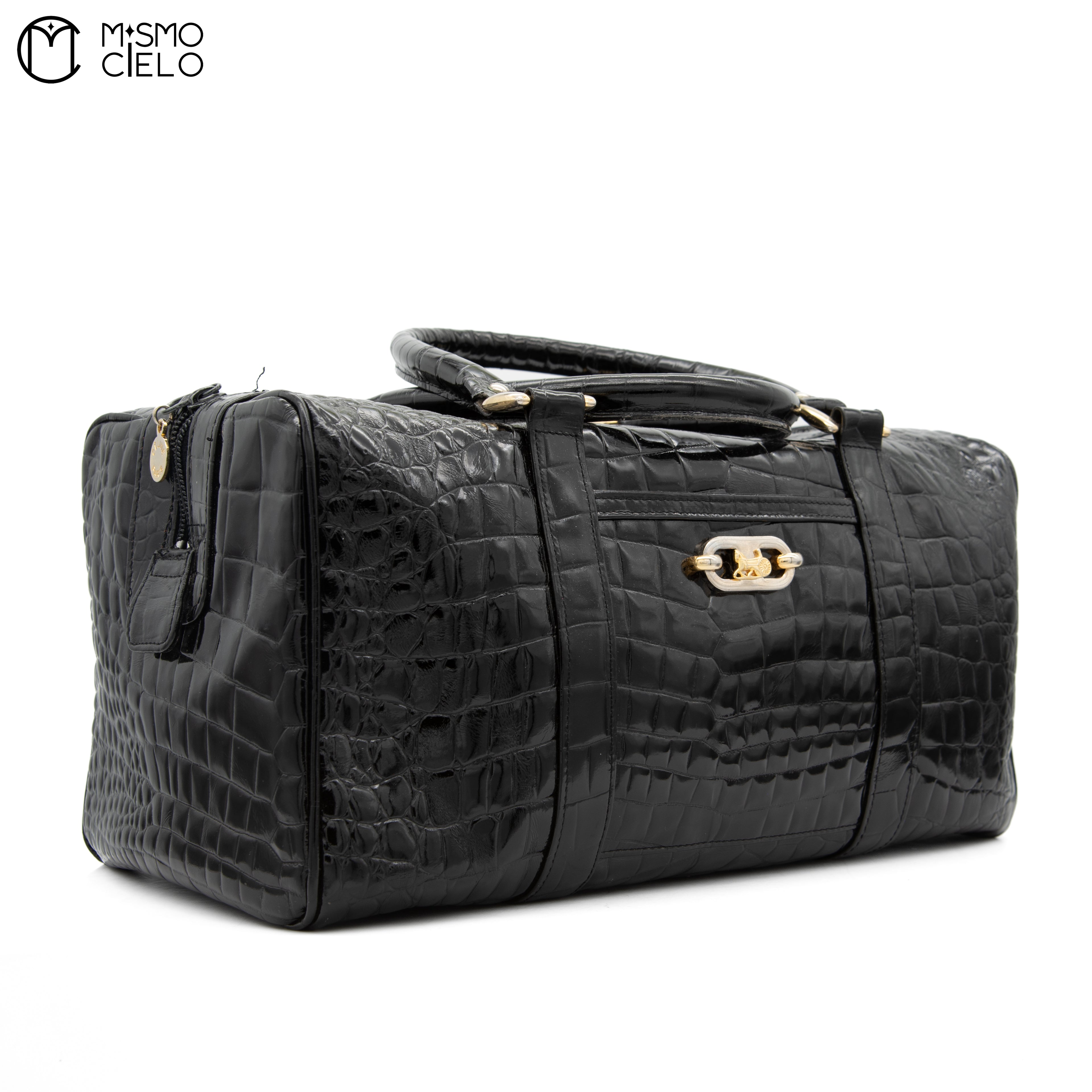 Crocodile Boston Bag