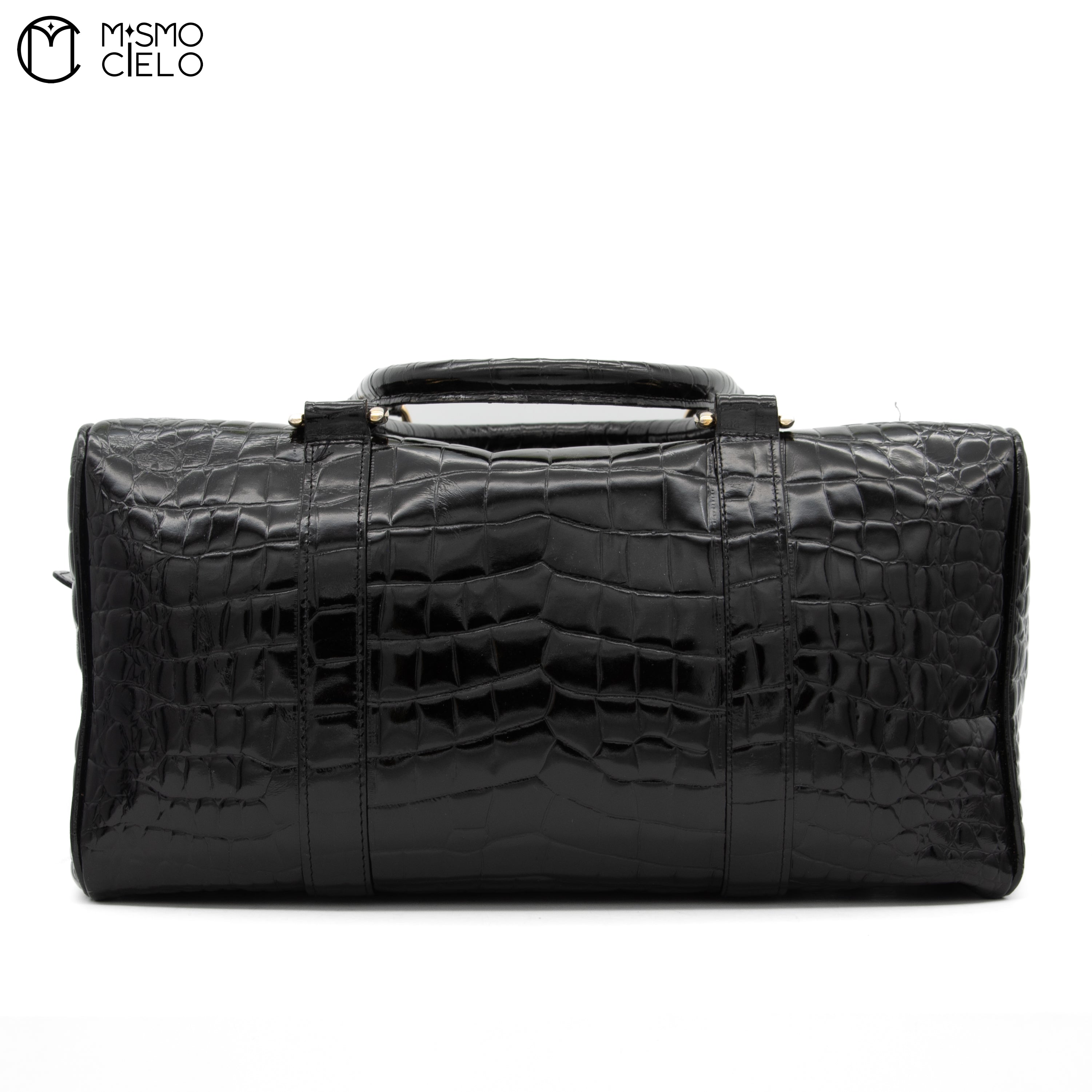 Crocodile Boston Bag