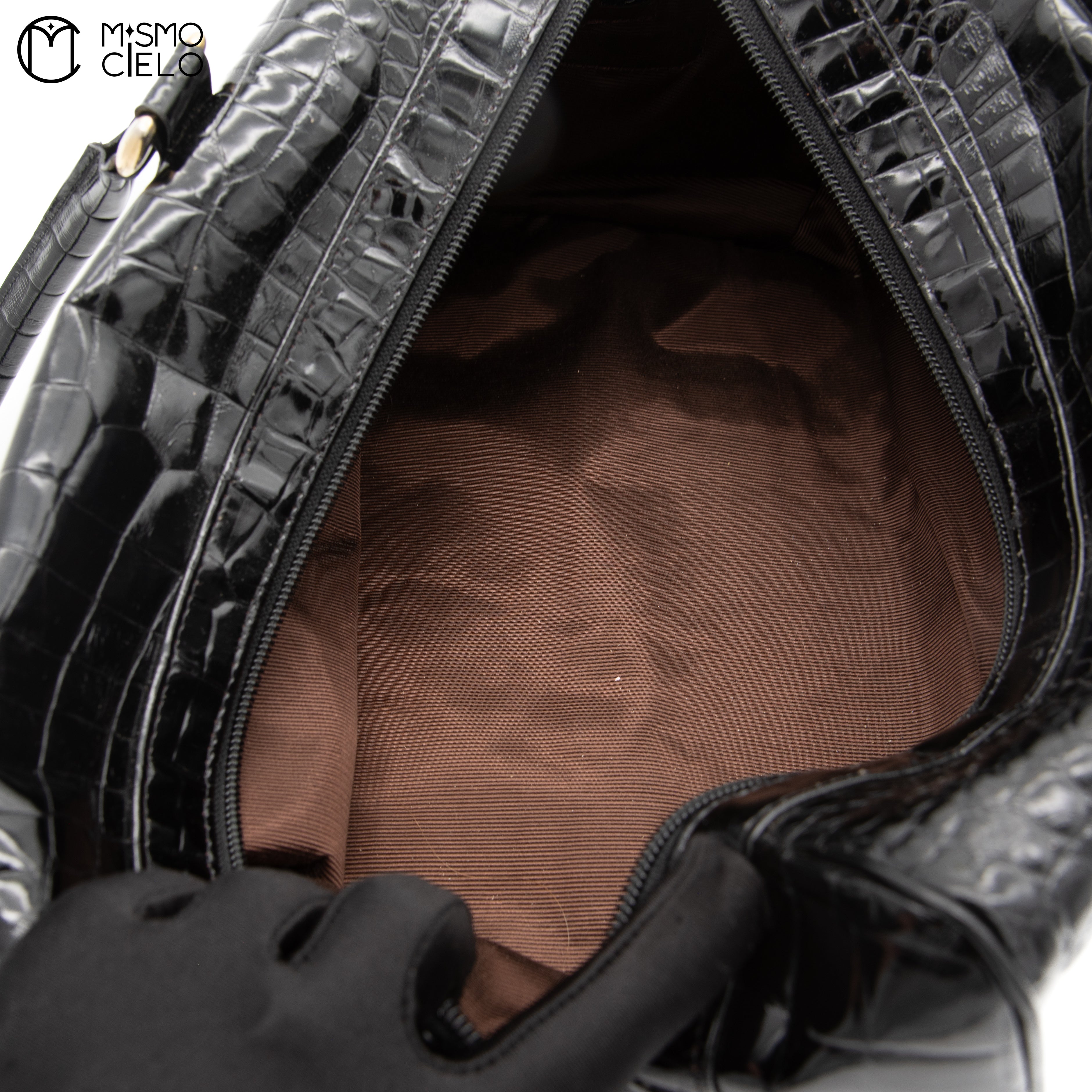 Crocodile Boston Bag