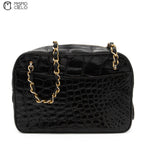 Crocodile Chain Shoulder Bag