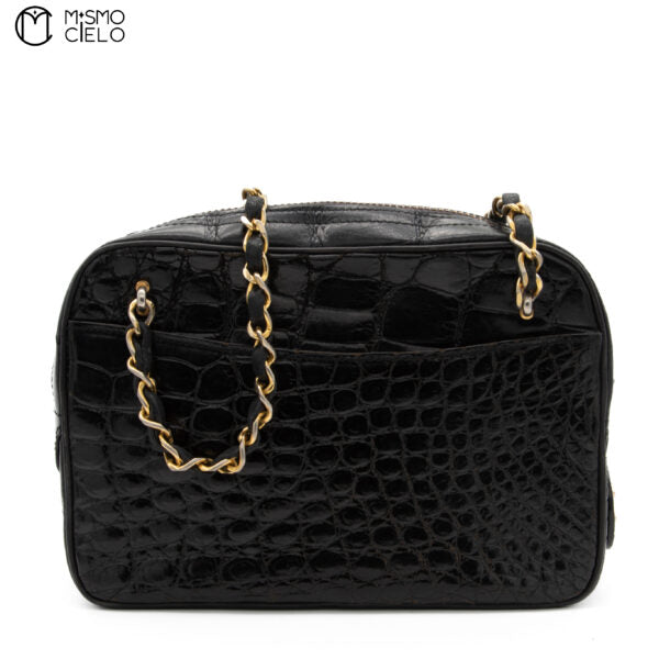 Crocodile Chain Shoulder Bag