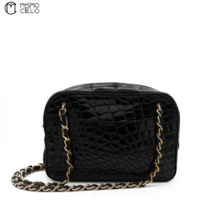 Crocodile Chain Shoulder Bag