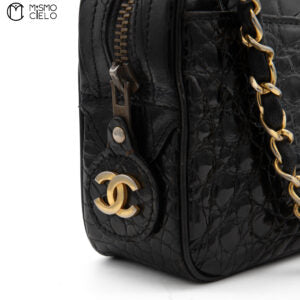 Crocodile Chain Shoulder Bag