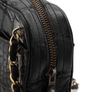 Crocodile Chain Shoulder Bag