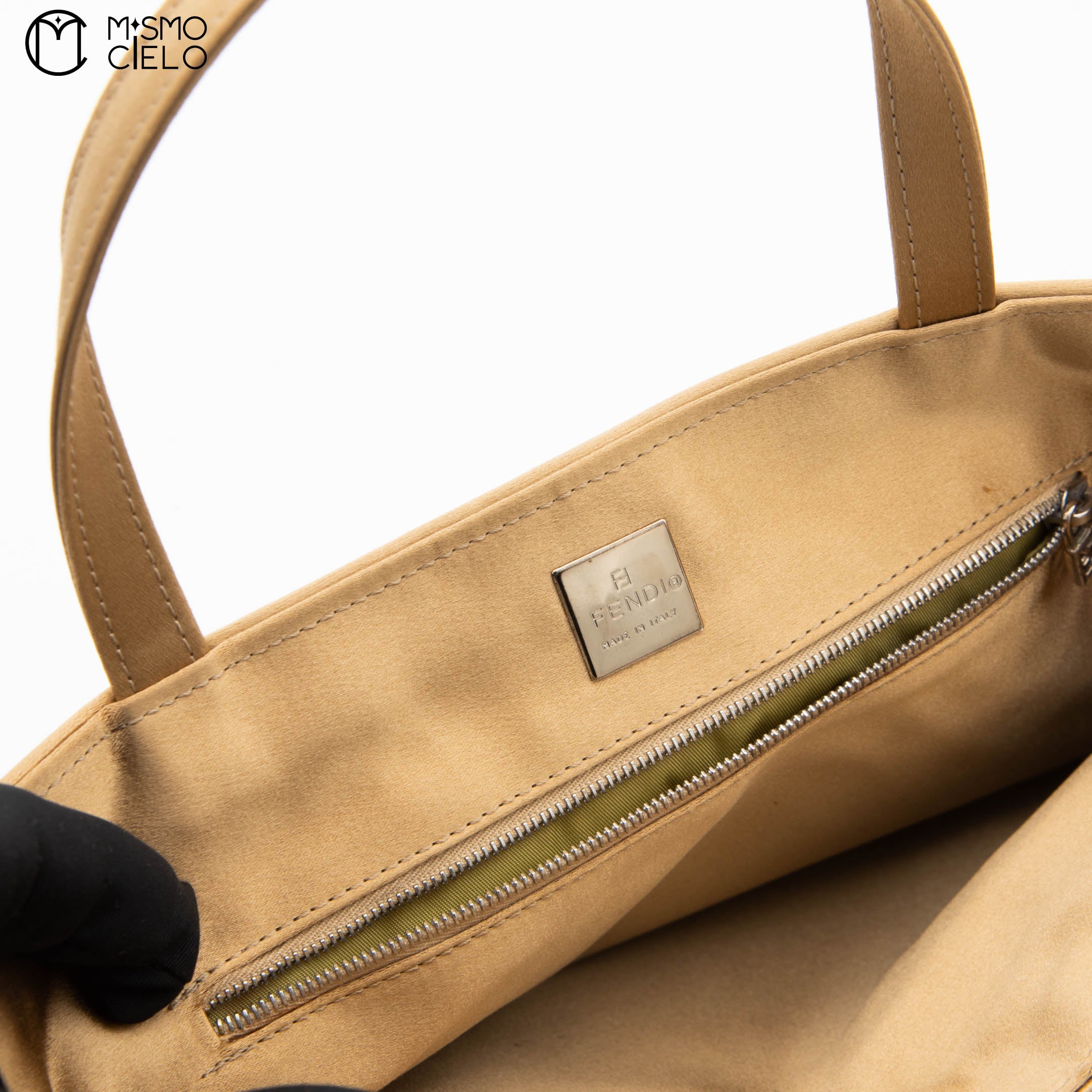 Zebra Pony Hair Top Handle Tote